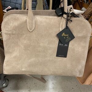 Claudia Firenze Suede handbag